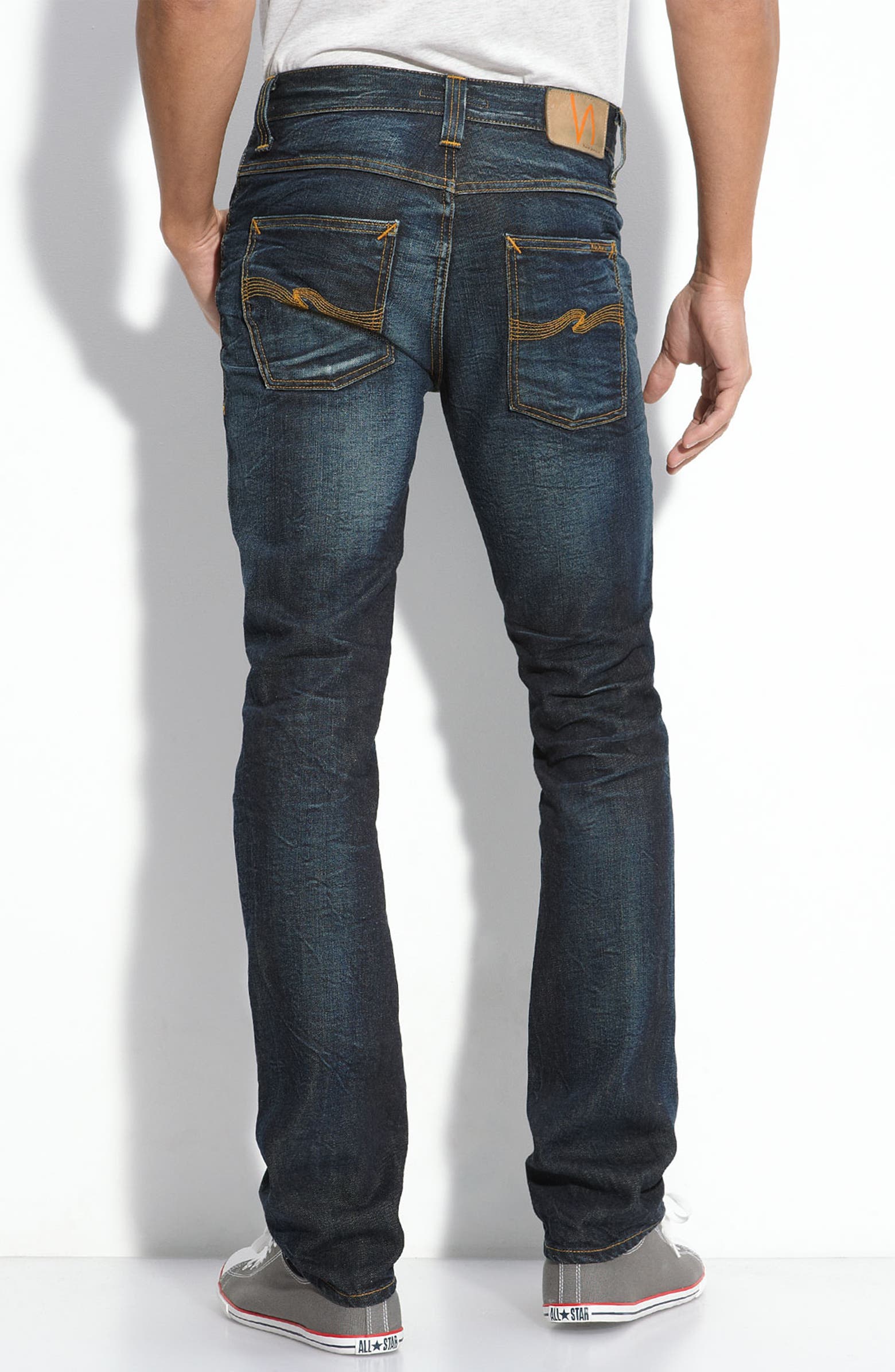 Nudie 'Grim Tim' Slim Fit Jeans (Organic Deep Shades Wash) | Nordstrom