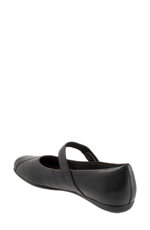Trotters Sherese Mary Jane Flat In Black