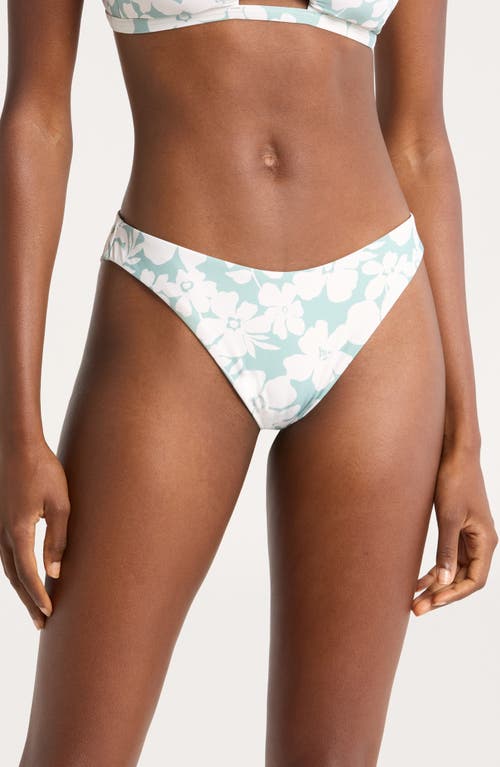 Volcom Coco Cheekini Bikini Bottoms In Sea Glass