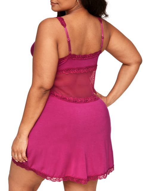 Shop Adore Me Primrose Slip In Dark Pink