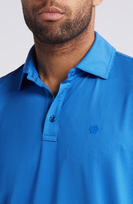 Shop Johnston & Murphy Xc4 Cool Degree Performance Polo In Blue/navy