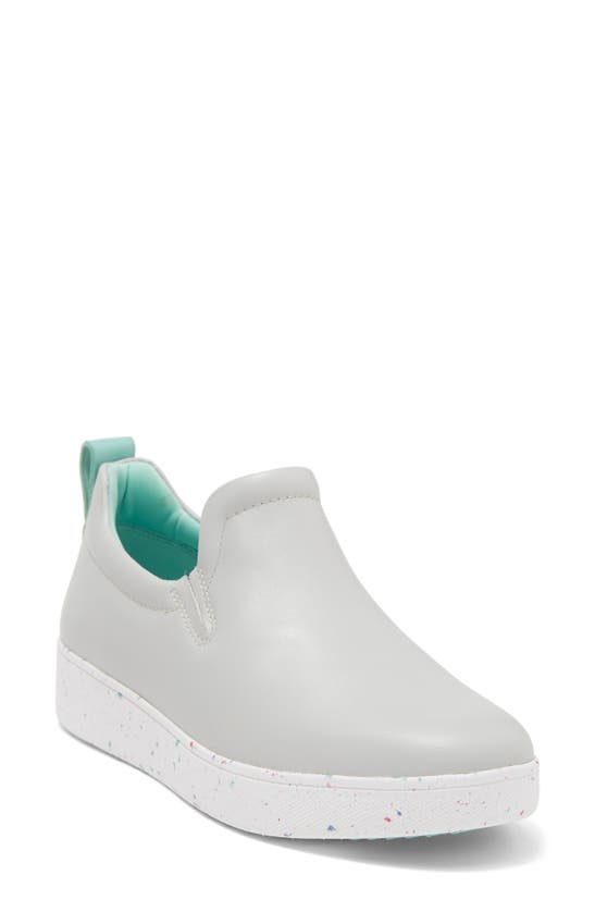 Fitflop Rally Slip-on Sneaker In Soft Grey Mix