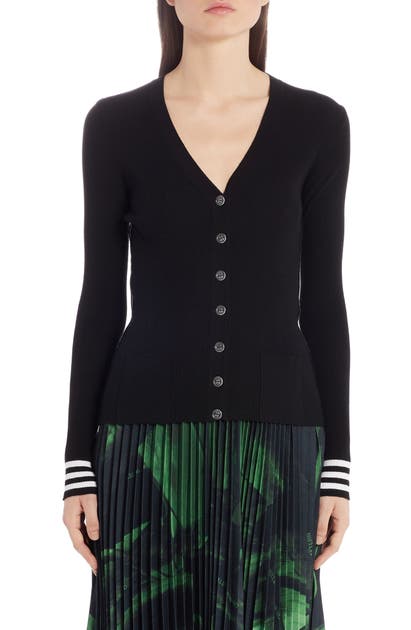 OFF-WHITE INDUSTRIAL RIBBED CARDIGAN,OWHB005R20H330681000