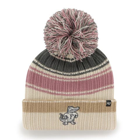 San Francisco 49ers '47 Women's Meeko Cuffed Knit Hat With Pom - Cream