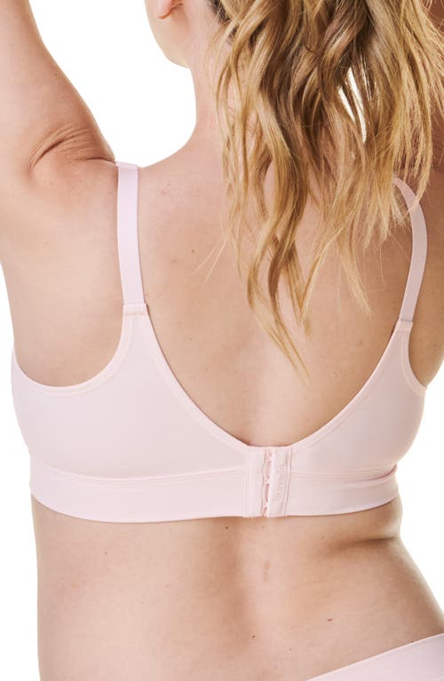 Bravado Designs V-neck Wireless Maternity/nursing Bra In Chalk Pink
