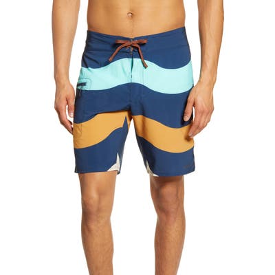 Patagonia Stretch Planing Swim Trunks, Blue