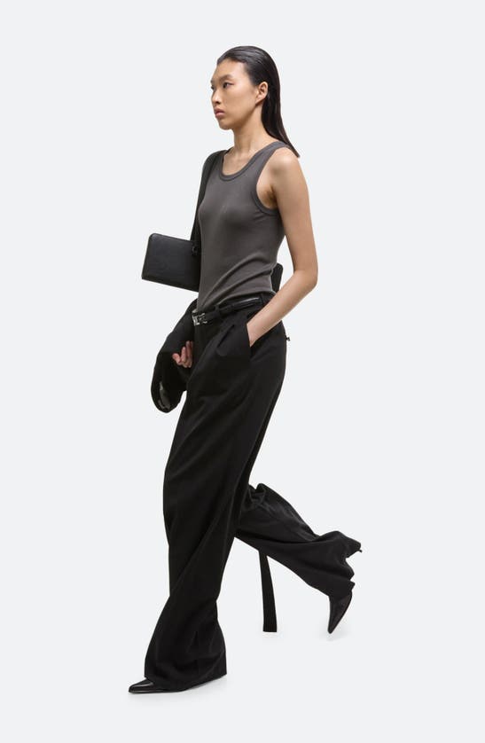 Shop Helmut Lang Classic Tank Top In Graphite