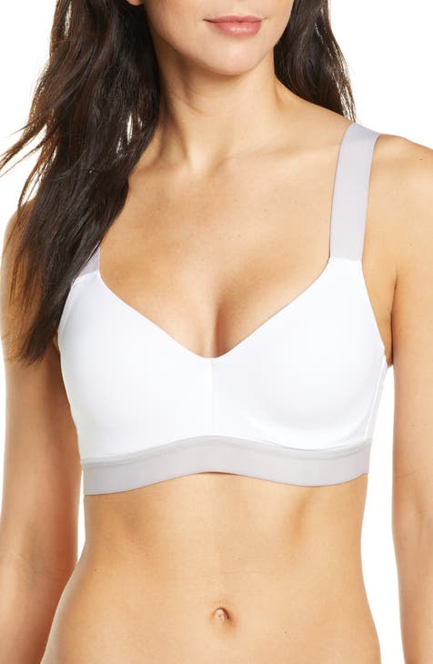 White High Support Level Sports Bras