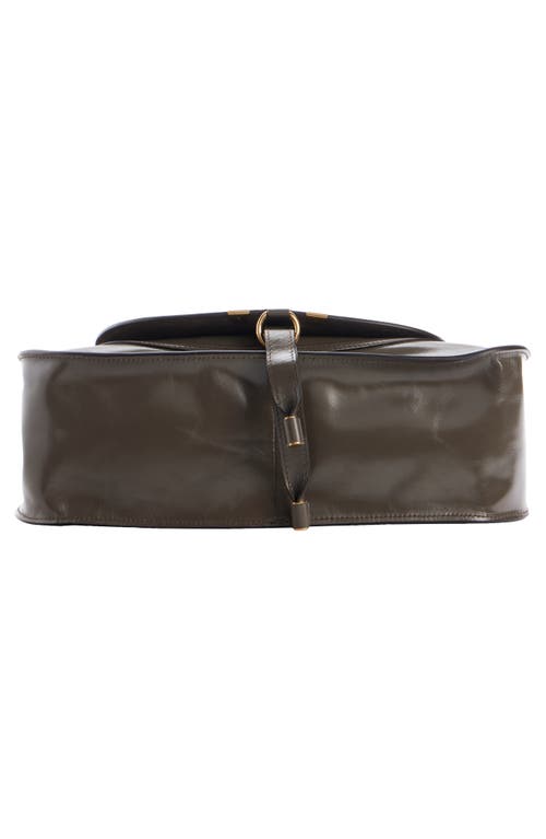 Chloé Medium Marcie Leather Satchel In 036 Flannel Grey