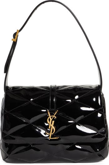 Black Pu Leather Ysl Sling Bag, For Casual Wear