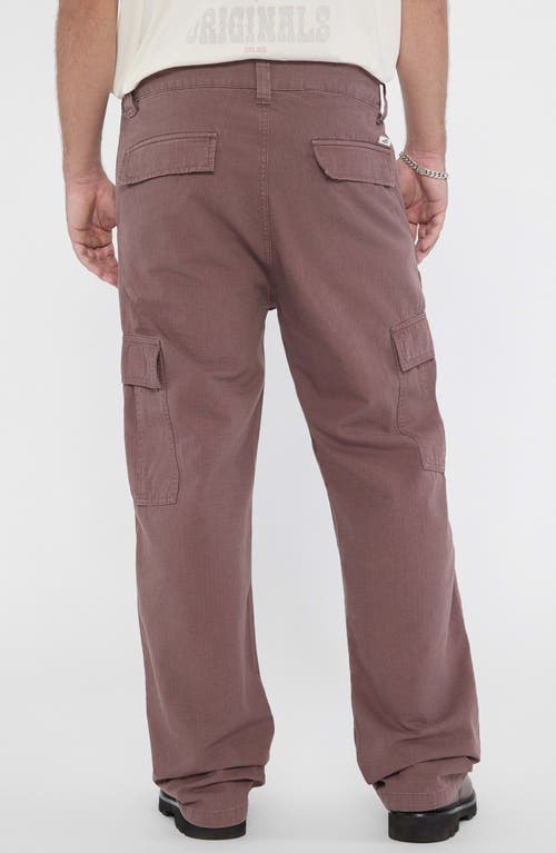 Guess Go Ripstop Panel Mid Rise Cargo Pants In Beige