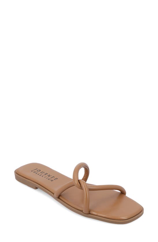 Journee Collection Tru Comfort Lauda Sandal In Brown