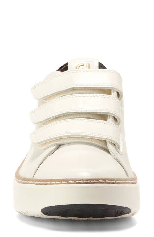 Shop Cole Haan Grandpro Topspin Strap Sneaker In Ivory/tort