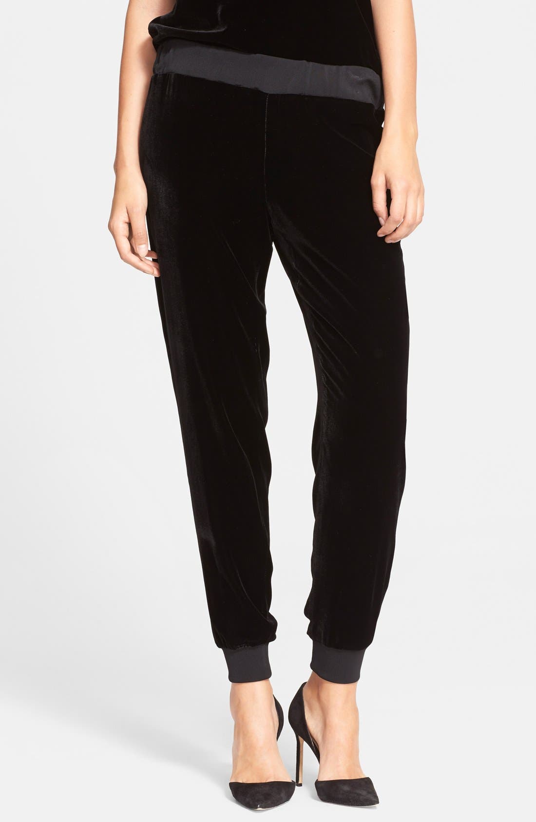 Theory 'Rumdi' Velvet Jogger Pants Nordstrom