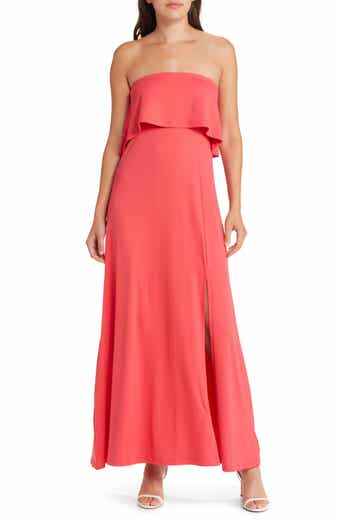 Susana Monaco Twist Front Strapless Dress Nordstrom