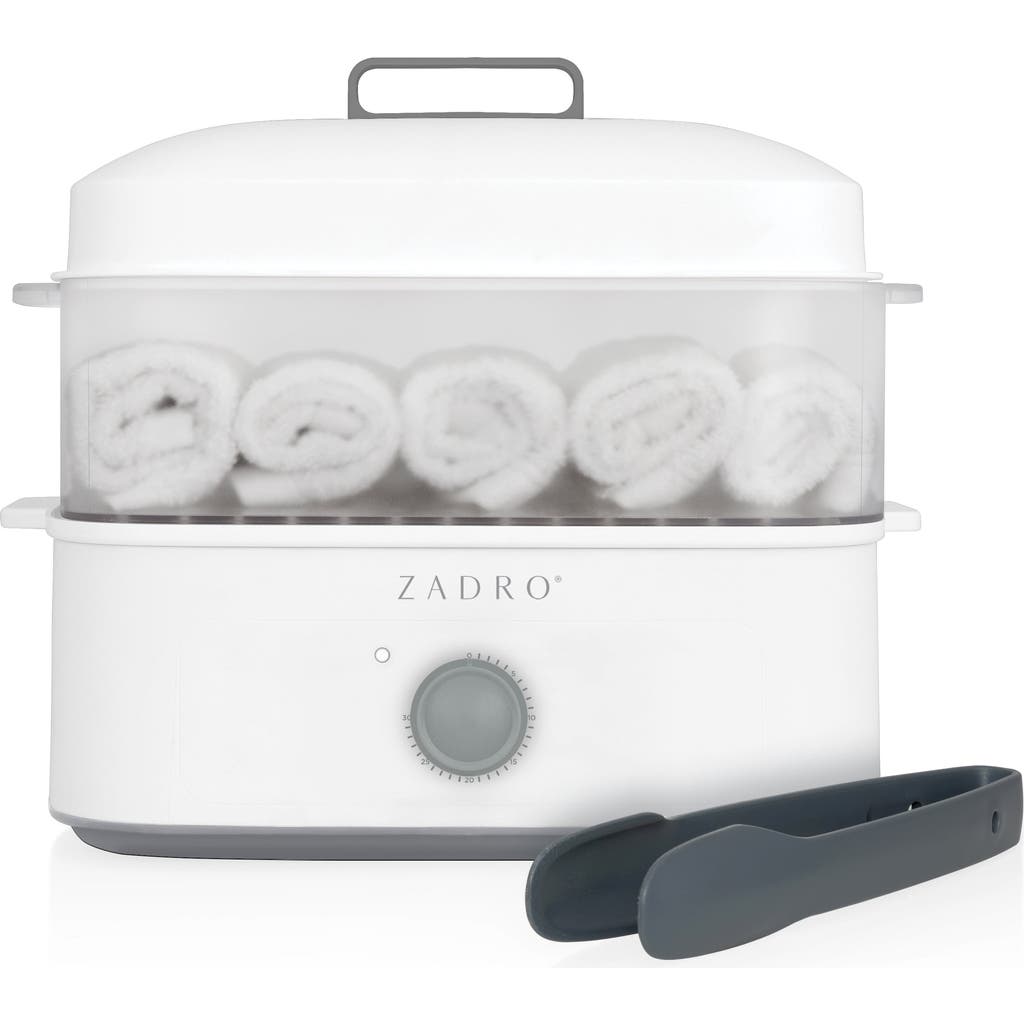 Zadro Towel Steamer In White/gray