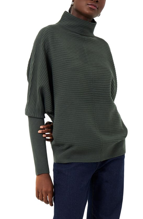 FRENCH CONNECTION MARIE LENA COWL NECK RIB SWEATER
