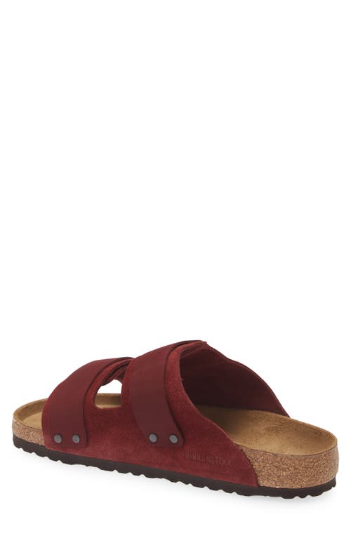 Shop Birkenstock Uji Slide Sandal In Zinfandel