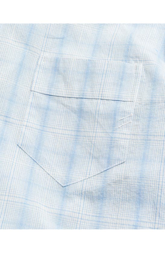 Shop Billy Reid Pickwick Line Plaid Button-up Oxford Shirt In French Blue