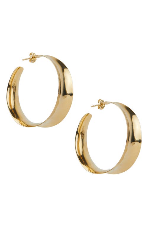 Lux Hoop Earrings in Gold