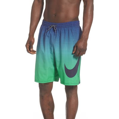 Nike Swoosh Vital Volley Swim Trunks, Blue