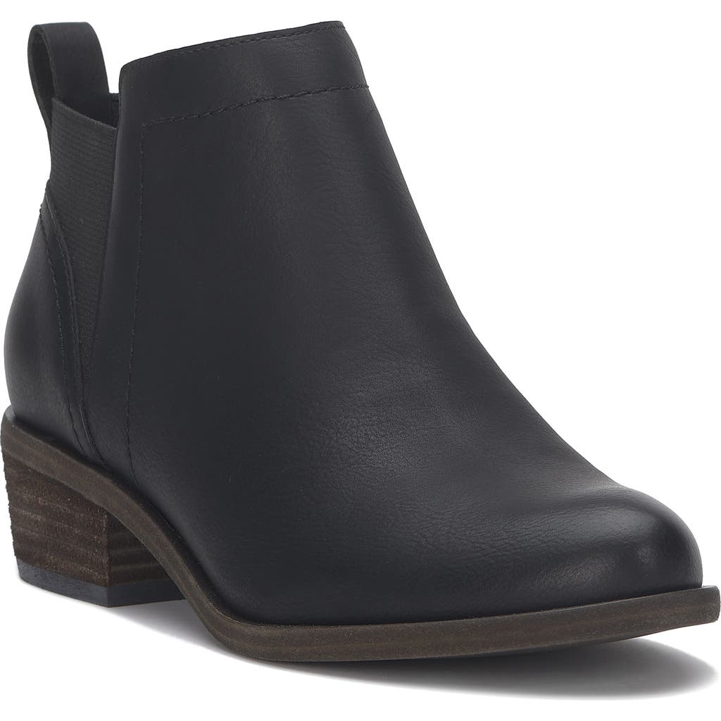 Lucky Brand Badene Ankle Boot In Black Direction Ll