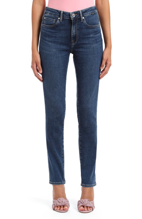 Ada Ankle Straight Leg Jeans in Dark Brushed