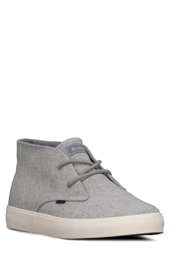 Shop Ben Sherman Ashford Chukka Sneaker In Grey/ Whisper