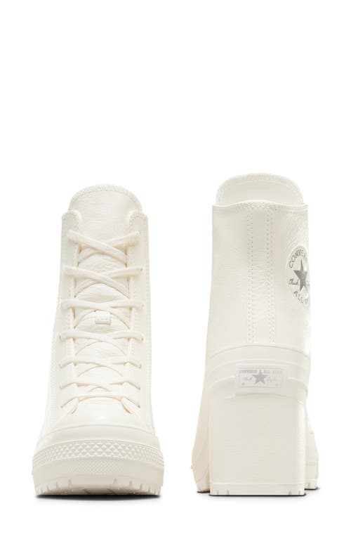 Shop Converse Chuck 70 De Luxe Heel Sneaker In Egret/egret/silver