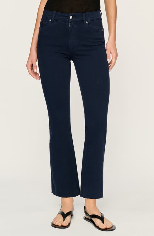 DL1961 Bridget Instasculpt Raw Hem Ankle Bootcut Jeans in Marine at Nordstrom, Size 23