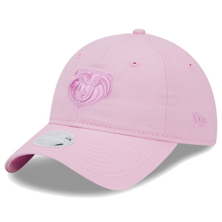 Shop New Era Pink Memphis Grizzlies Colorpack Tonal 9twenty Adjustable Hat