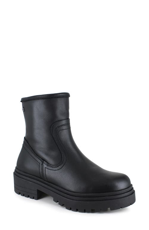 Shop National Comfort Rafaela Platform Bootie In Black Leather