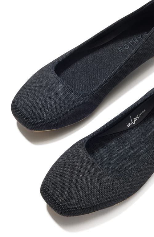 Rothys The Max Square In Black/neutral In Black