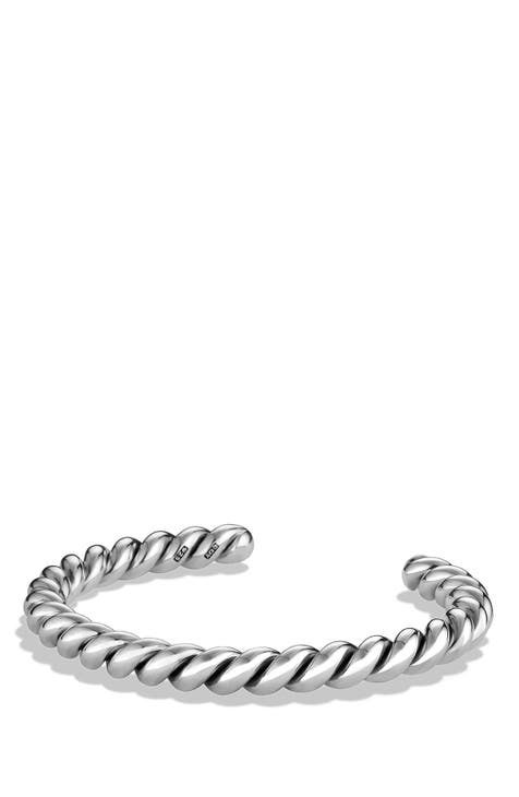 Bracciale Uomo Donna In Acciaio 361L Regolabile – Cable Cuff 7'' – Pure Luxe