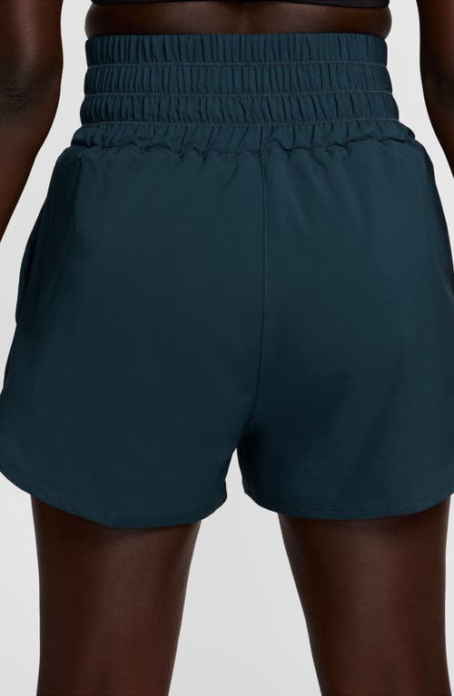 Shop Nike Dri-fit Ultrahigh Waist 3-inch Brief Lined Shorts In Armrnv/refsil