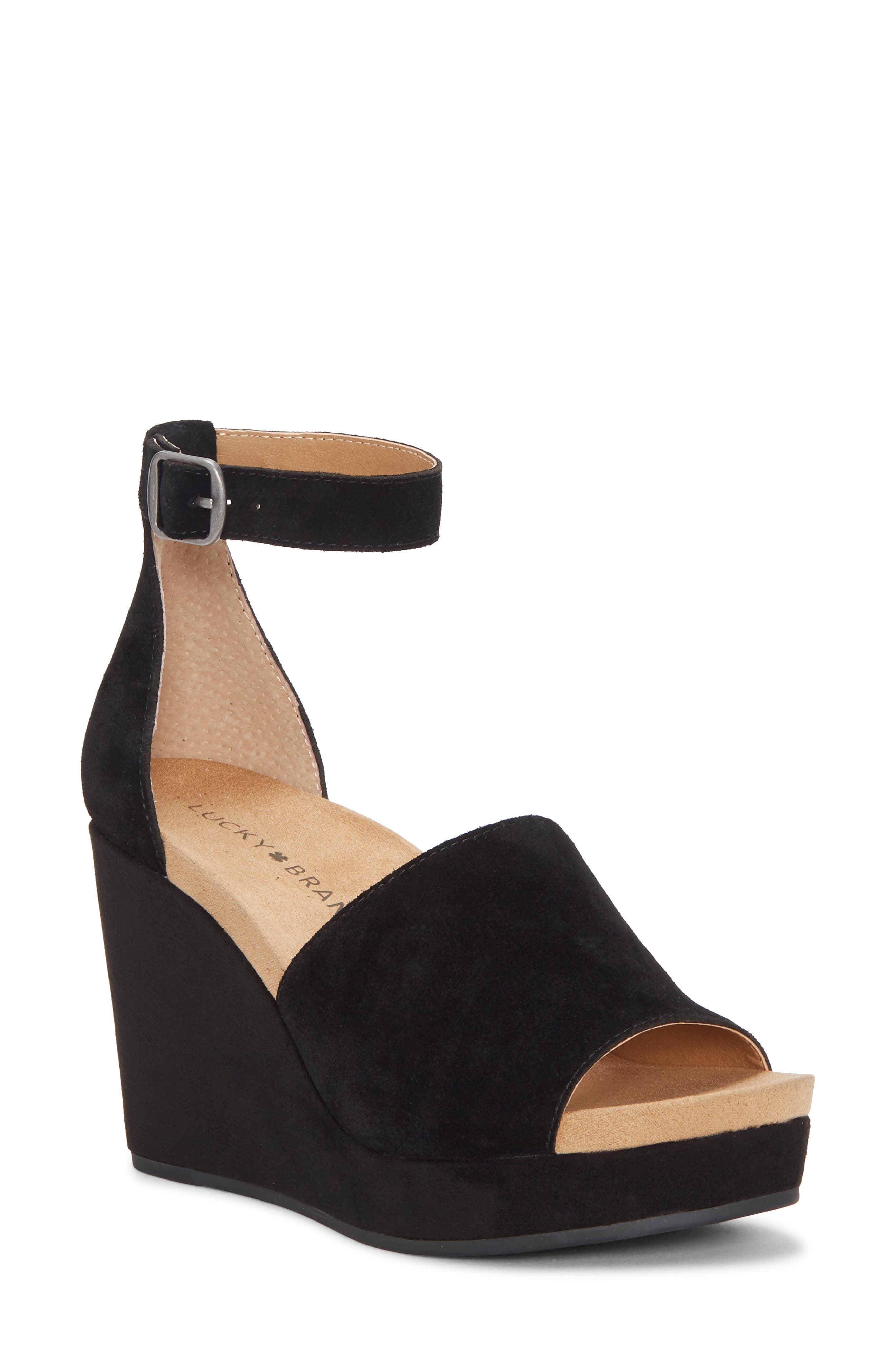 Lucky Brand Yemisa Wedge Ankle Strap 
