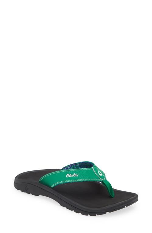 Olukai Ohana Flip Flop In Bamboo/black