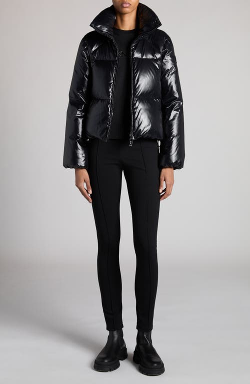 Moncler Breteuil Short Down Jacket Black In Black