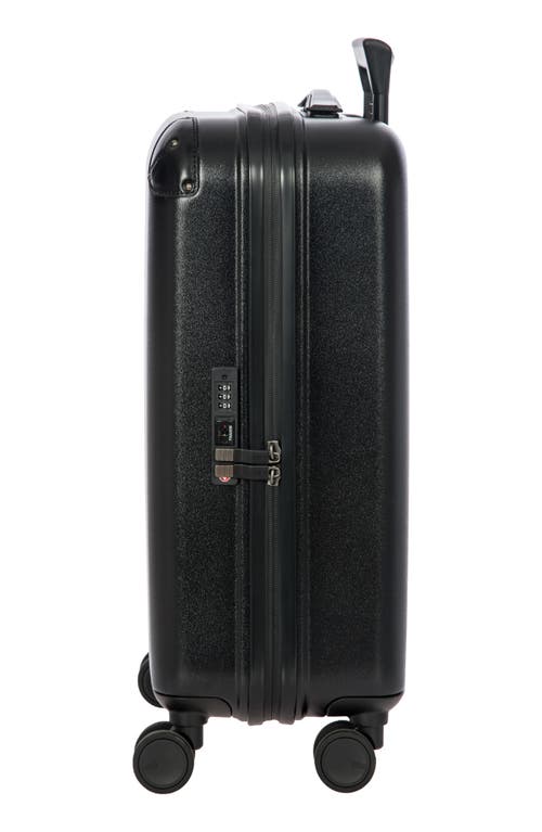 Bric's Amalfi 21" Carry-on Spinner Suitcase In Black/black