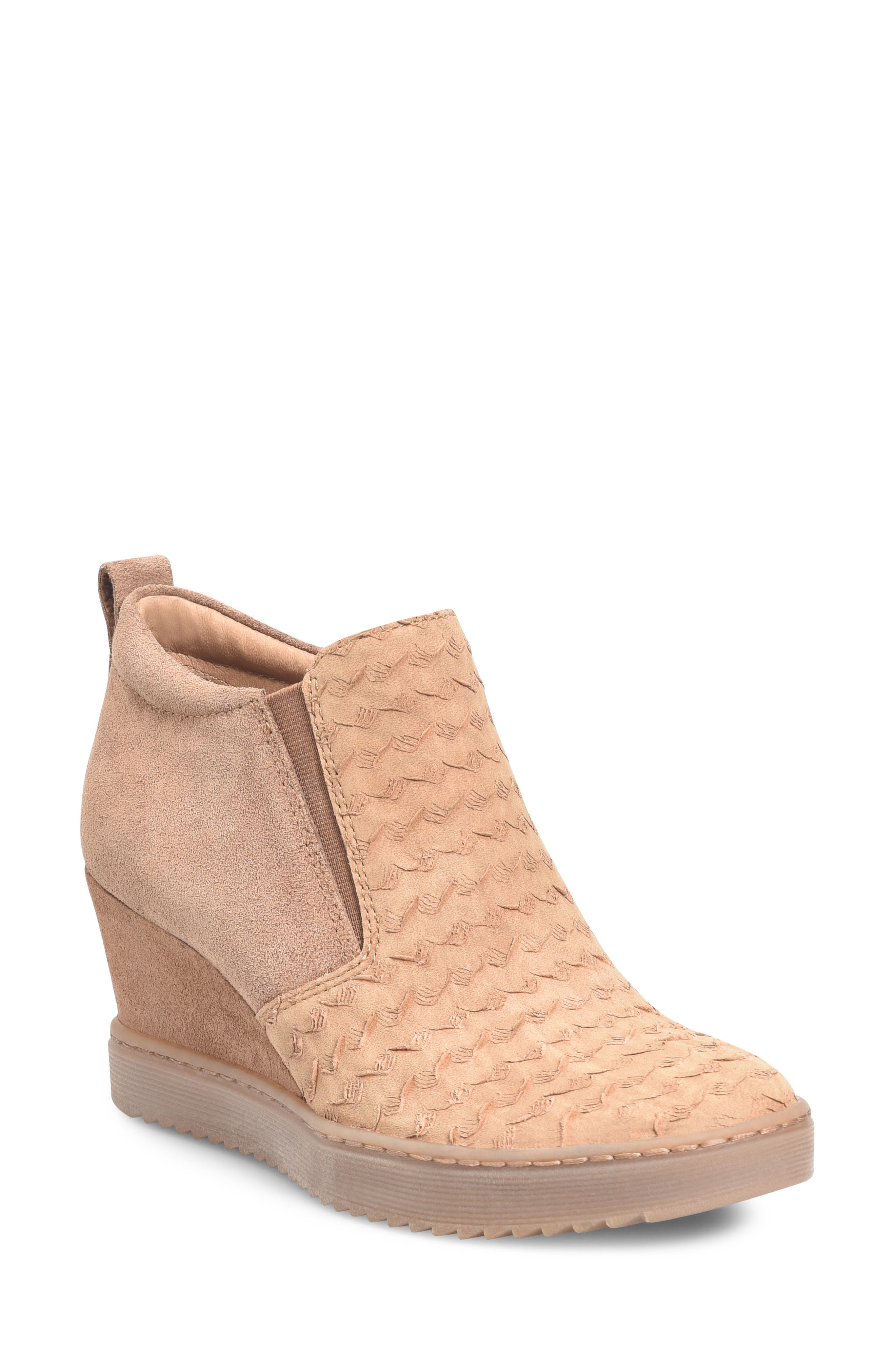 most comfortable wedge booties