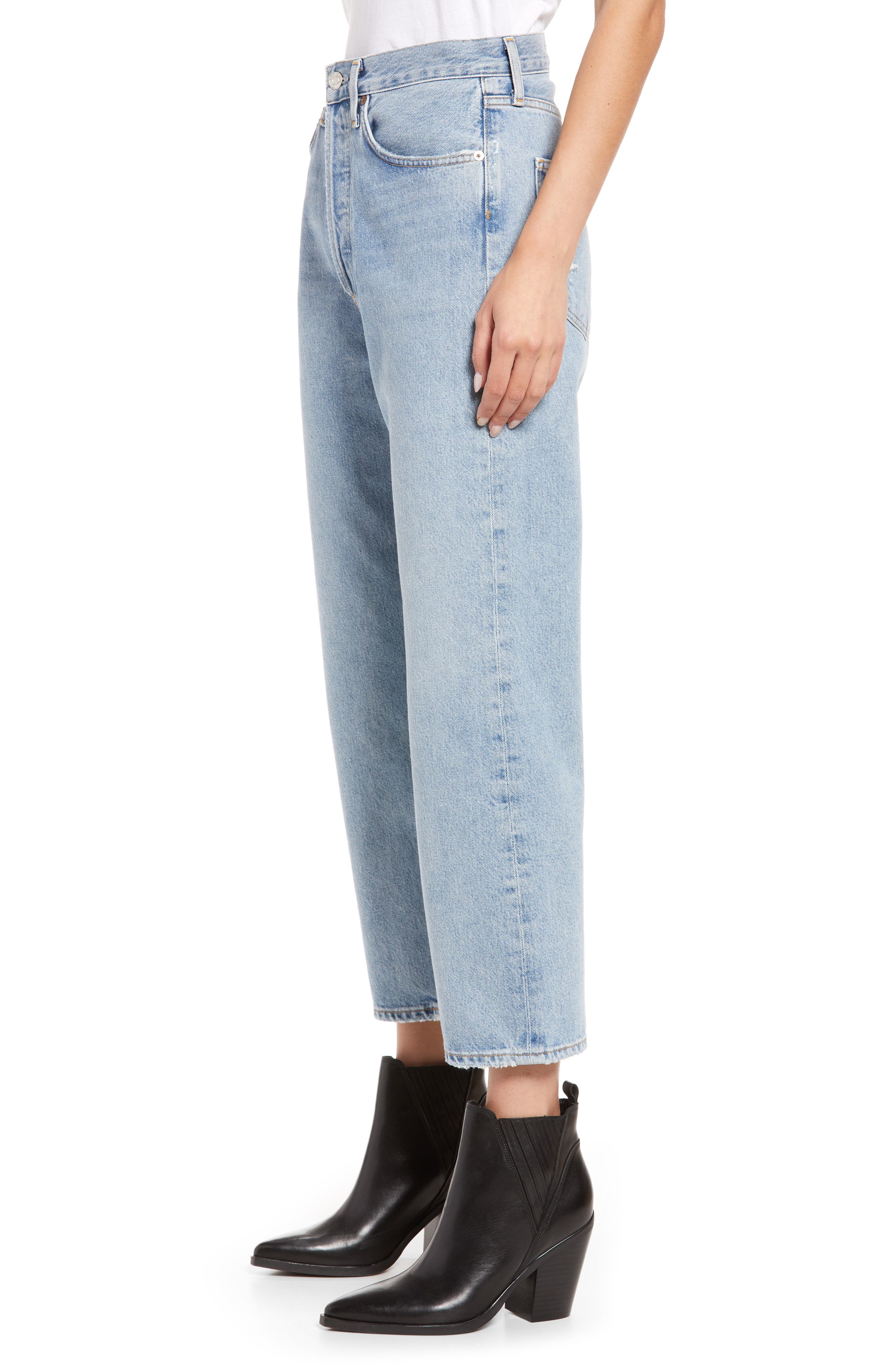 AGOLDE Women's '90s Crop Loose Fit 