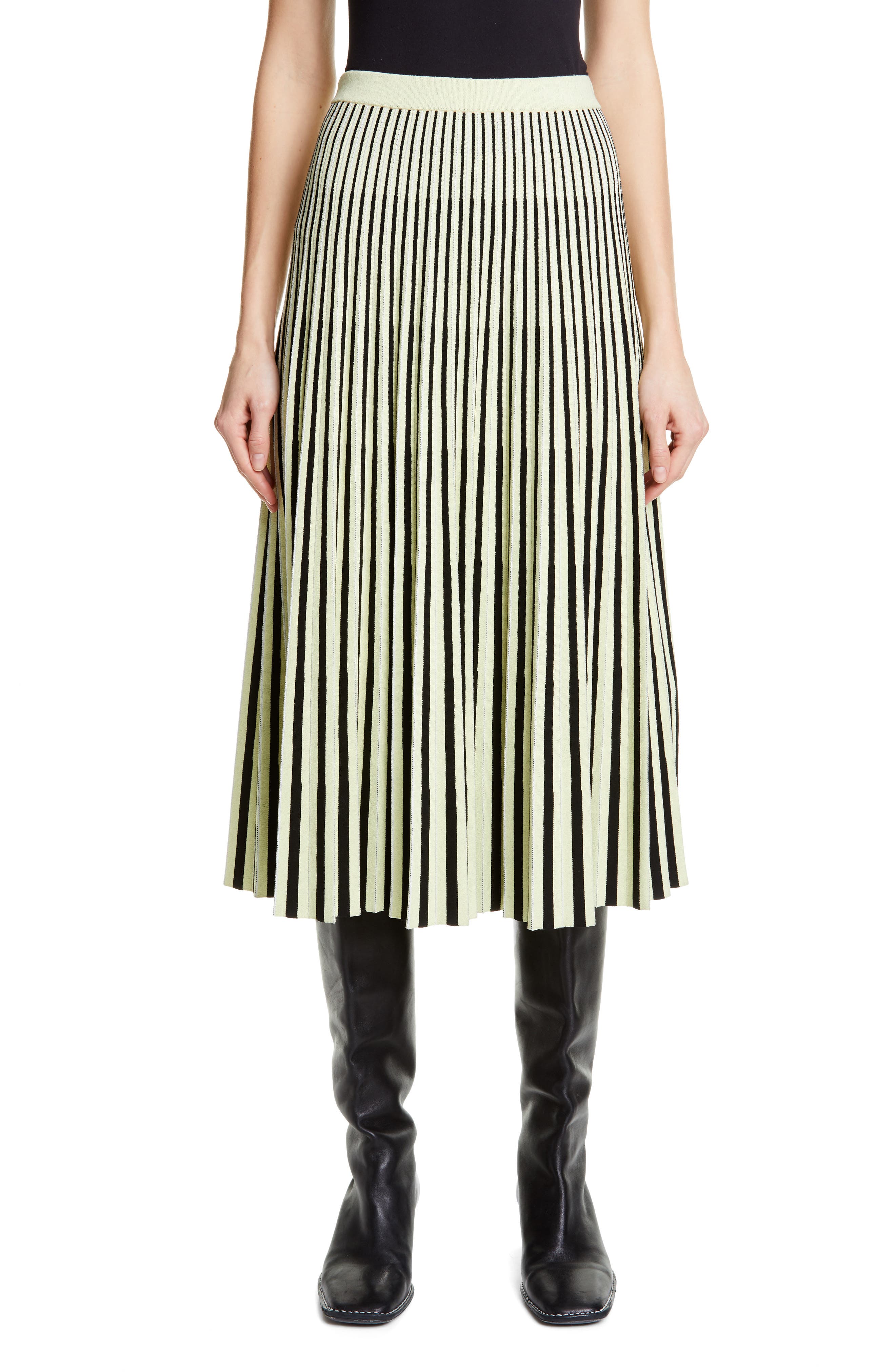 Proenza Schouler Pleated Merino Wool Midi Skirt Nordstrom