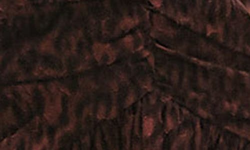 Topshop Leopard Ruched Halter Minidress In Brown