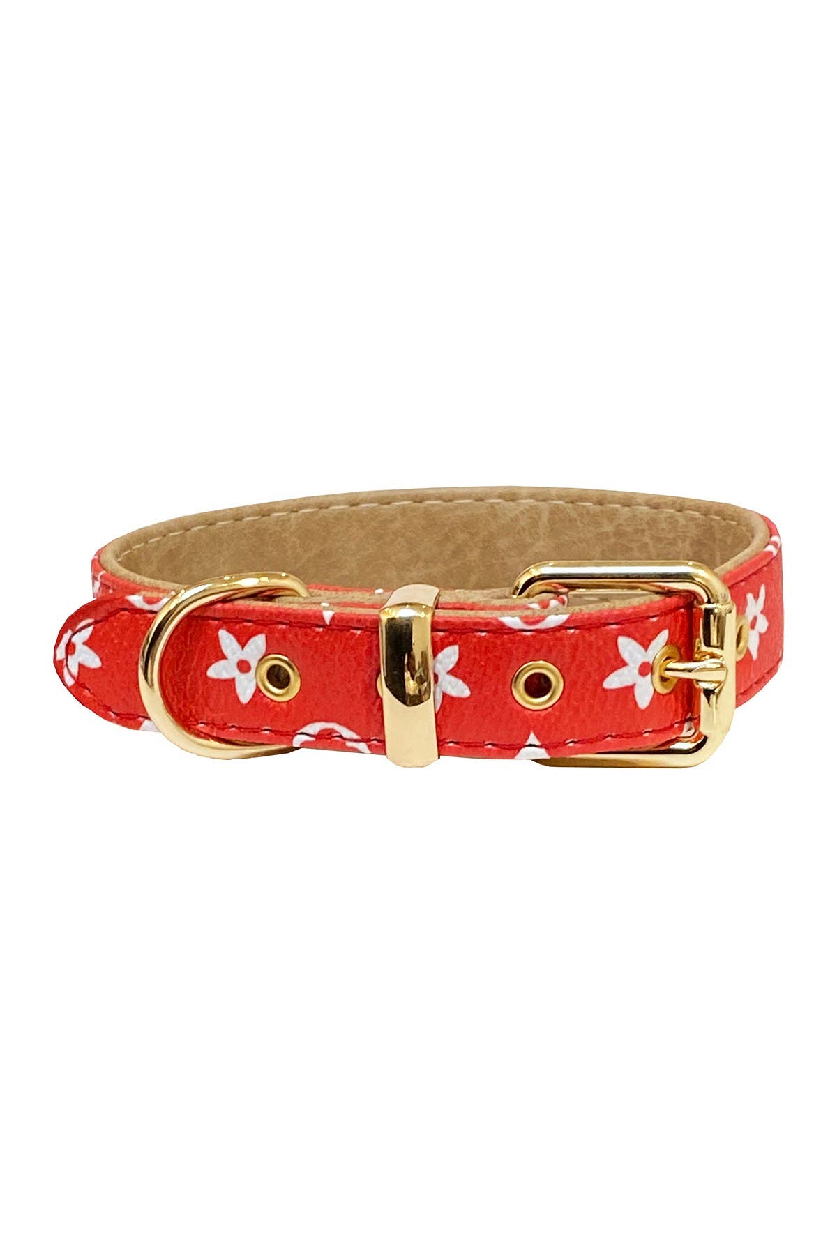 Dogs Of Glamour Lauren Luxury Collar In Red