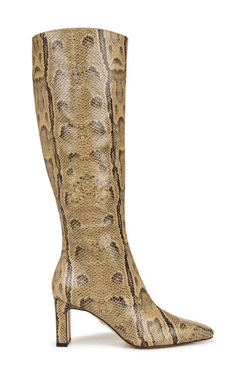 Shop Sam Edelman Sylvia Knee High Boot In Golden Tan