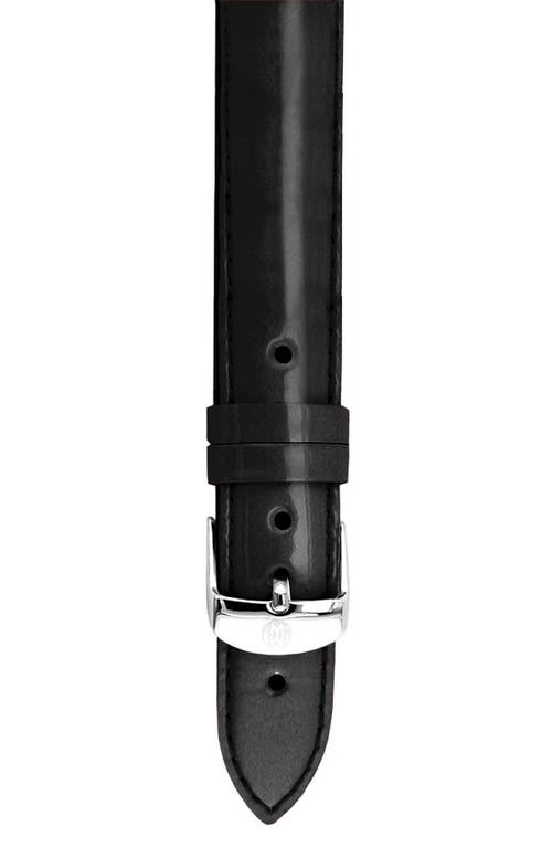 UPC 099945121017 product image for MICHELE 18mm Patent Leather Watch Strap in Black at Nordstrom | upcitemdb.com