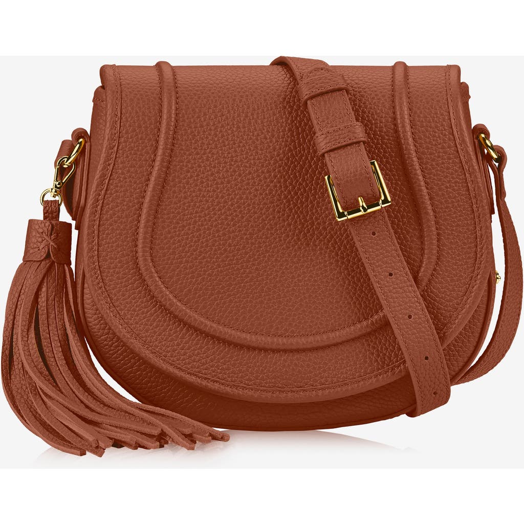 Gigi New York Jenni Saddle Bag In Saddle