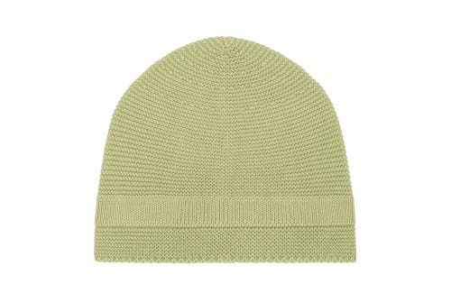 Shop Vild House Of Little Organic Knit Hat In Greenstone-mineral Dye