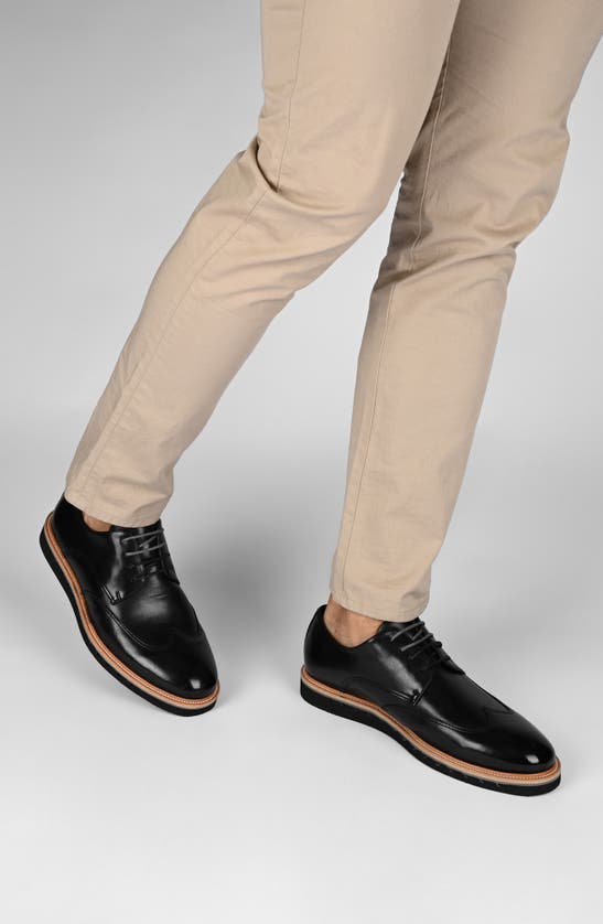 Vance Co. Evander Tru Comfort Wingtip Derby In Brown