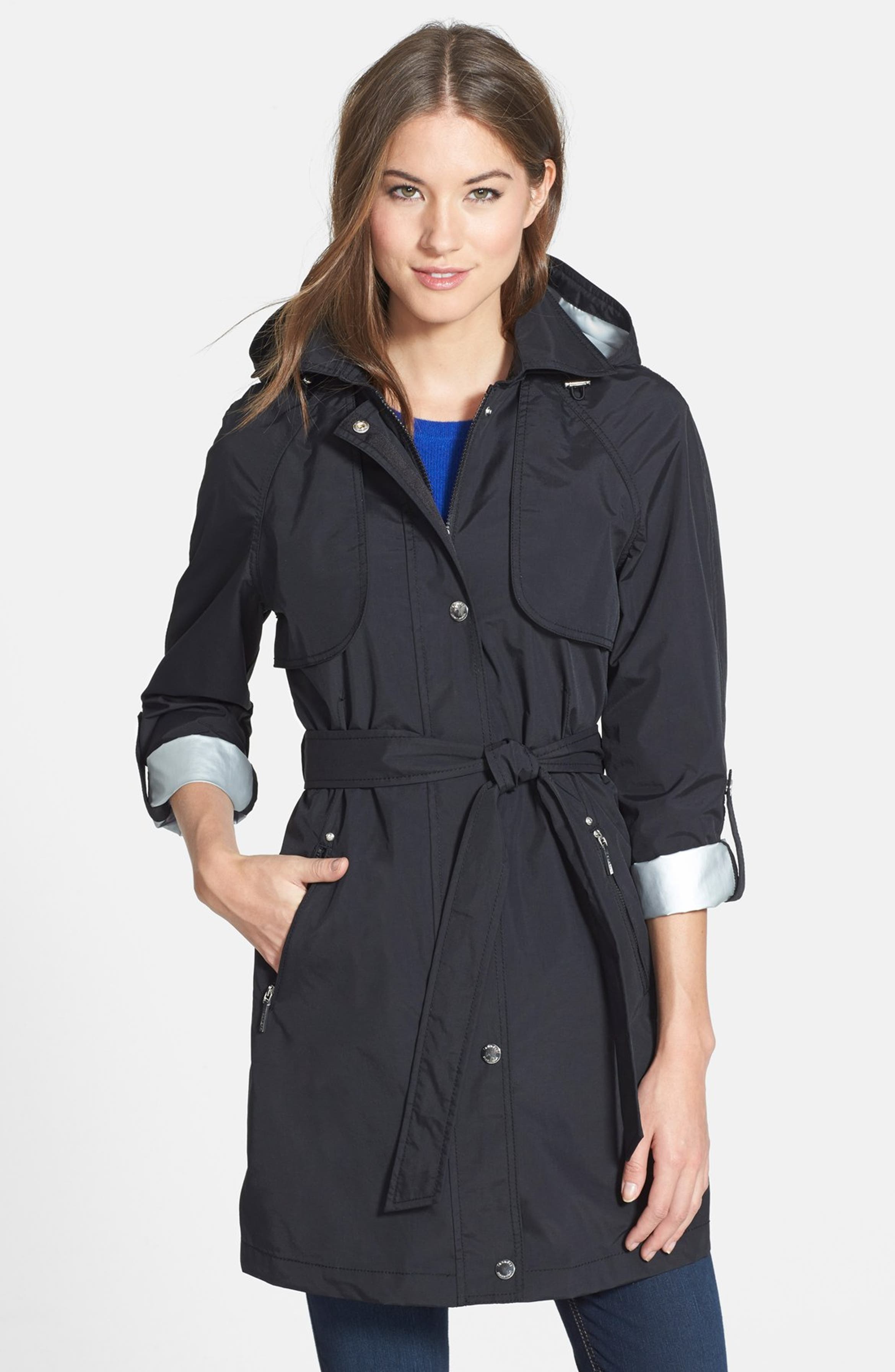 Laundry by Shelli Segal 'Drip Drop' Hooded Trench Coat | Nordstrom